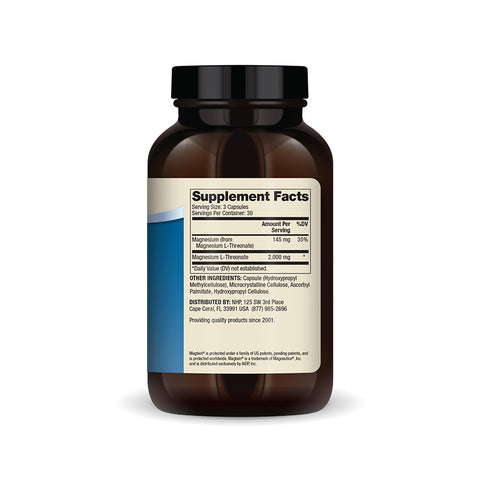 Magnesium Advanced med L-Threonate - 90 kapsler - 30 dager