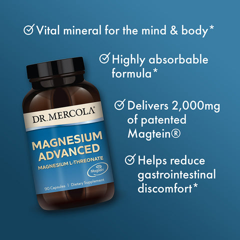 Magnesium Advanced med L-Threonate - 90 kapsler - 30 dager