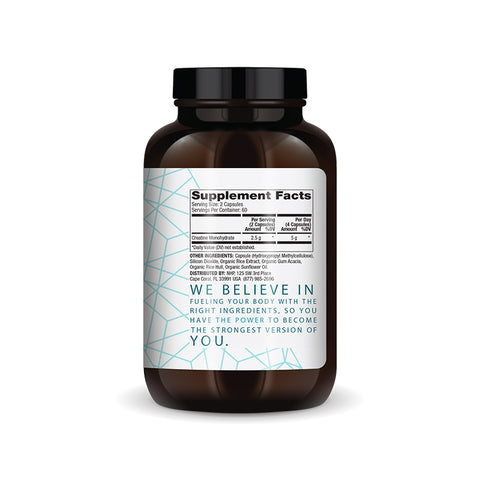 Pure Power Creatine Monohydrate - Kapsler - 60 porsjoner