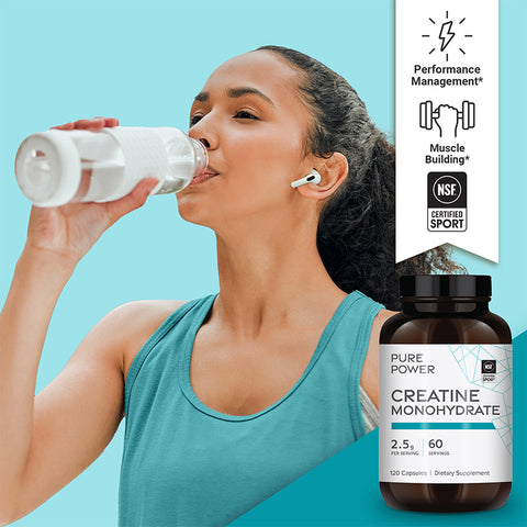 Pure Power Creatine Monohydrate - Kapsler - 60 porsjoner