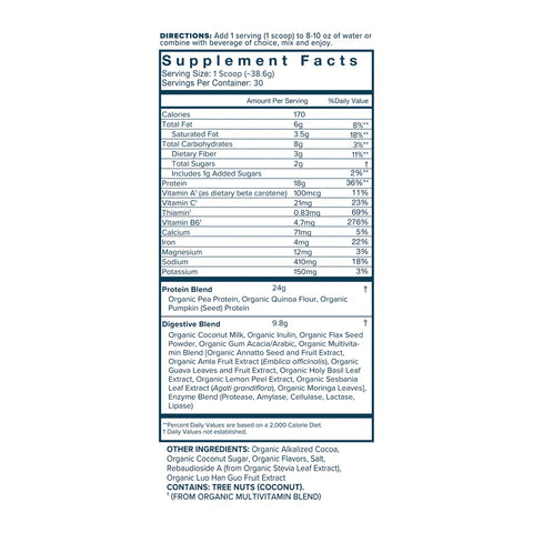 Complete Chocolate Protein - Planteprotein - Sjokoladesmak - 1170g