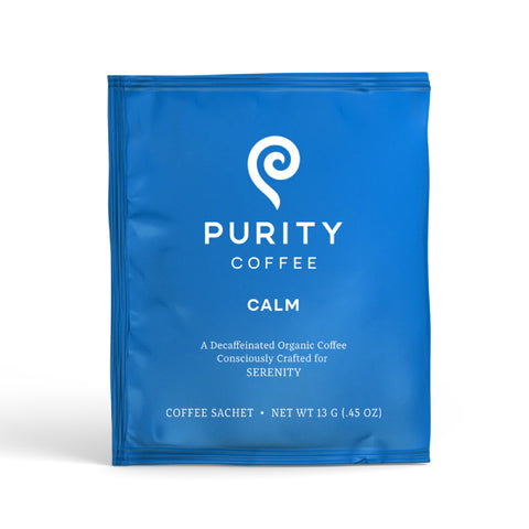 Calm - 5 porsjonsposer for enkel brygging - Økologisk - Decaf/Koffeinfri