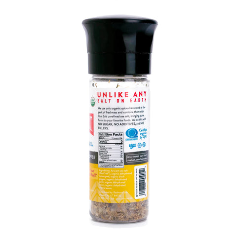 Redmond - Real Salt - Økologisk Sitronpepper - 79 gram