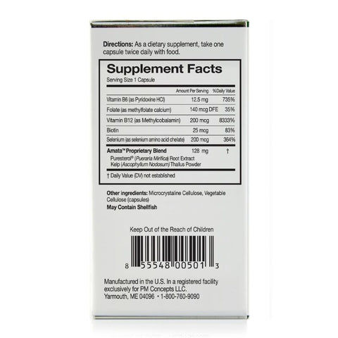 Pueraria Mirifica Plus - 120 kapsler for 60 dager - Støtter overgangsalderen