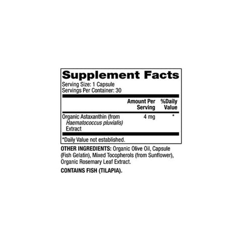 Astaxanthin 4mg - 30 kapsler