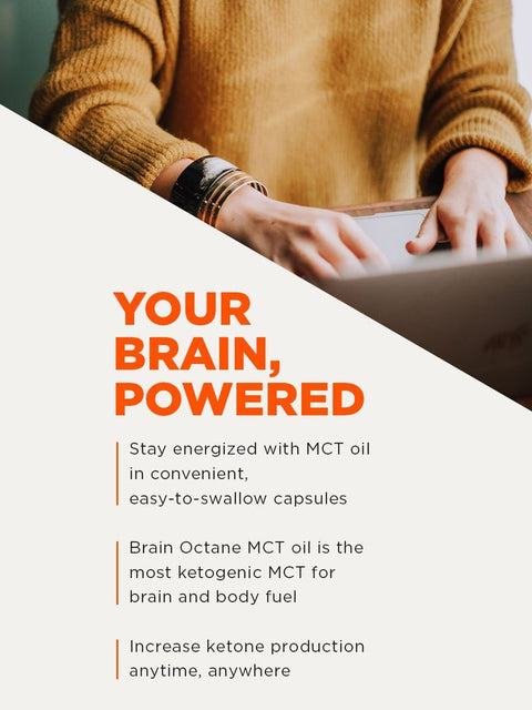 Brain Octane Soft Gels - 60 kapsler - Keto i en kapsel