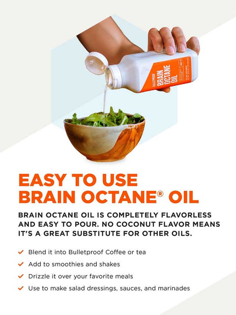 Brain Octane C8 MCT olje - 414ml
