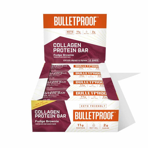 Fudge Brownie Collagen Bar (12 barer)