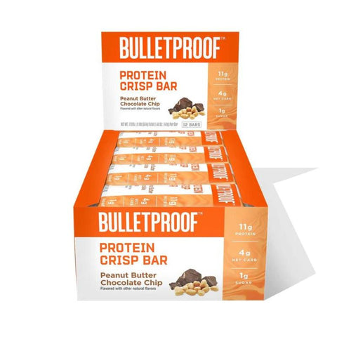 Protein Crisp Bar - Peanut Butter Chocolate Chip - Proteinbar - 12 barer