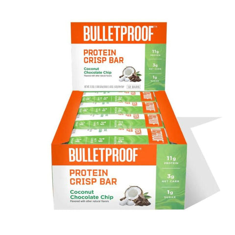 Protein Crisp Bar - Coconut Chocolate Chip - Proteinbar - 12 barer