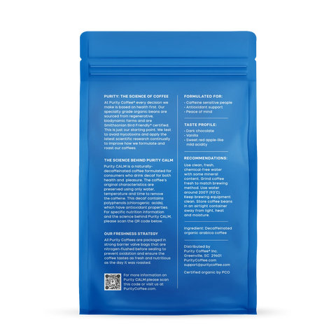Calm - Hele bønner - 340g - Økologisk - Decaf/Koffeinfri