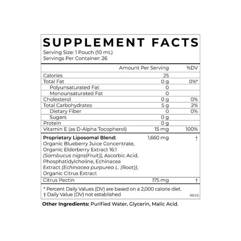 Elderberry Defense - Støtt immunforsvaret - 26 porsjoner