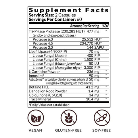 kApex® - Enzymer for keto (120 kapsler)