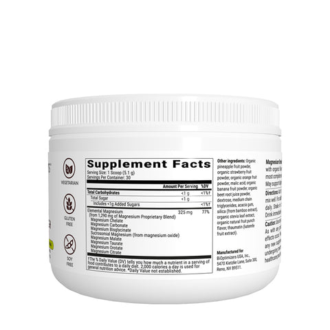 Magnesium Breakthrough Drink Mix - Fruit Punch - 30 porsjoner