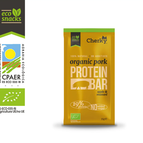 Meat Bars - Med Eple og Sennep - 35g