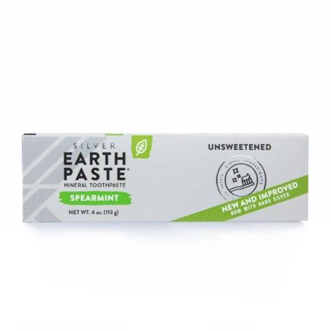 Earthpaste with Silver / Unsweetened Spearmint - Naturlig tannkrem