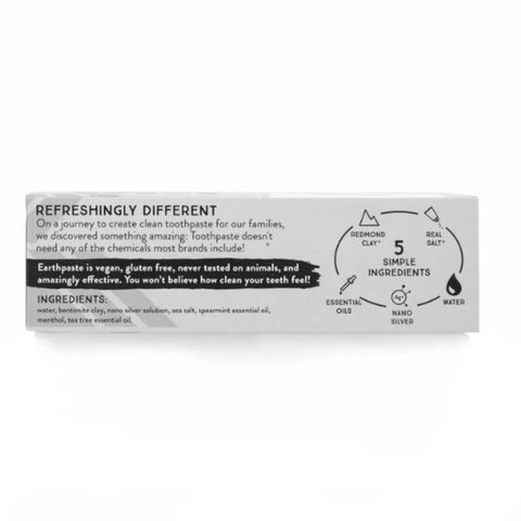 Earthpaste with Silver / Unsweetened Spearmint - Naturlig tannkrem