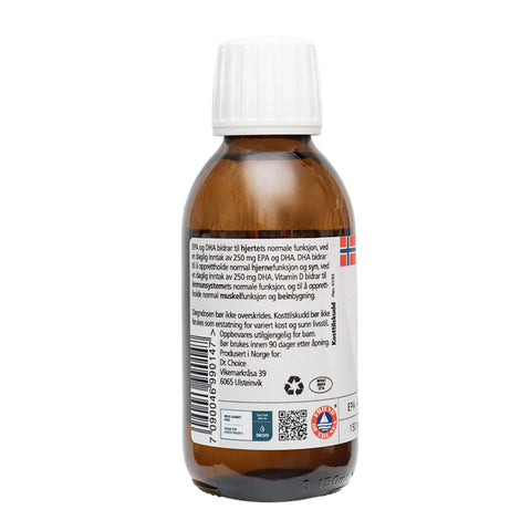 Flytende Høykonsentrert Omega 3 med D3+K2+E - 150ml