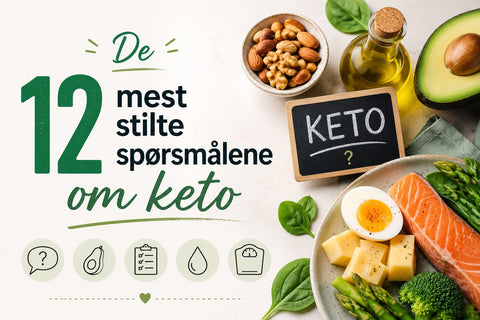 De 12 mest stilte spørsmålene om keto