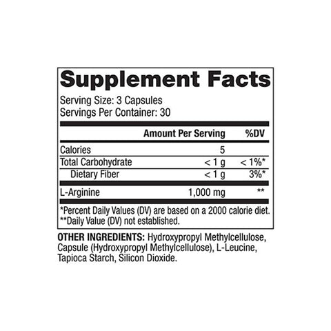 L-Arginine Advanced - 90 kapsler - 30 dager