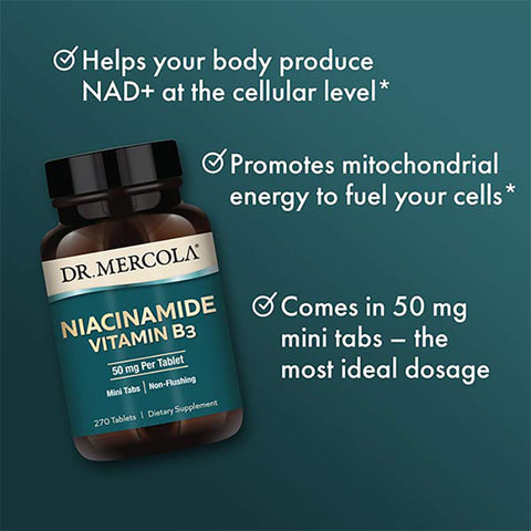 Niacinamide Vitamin B3 - 270 kapsler - 90 dager