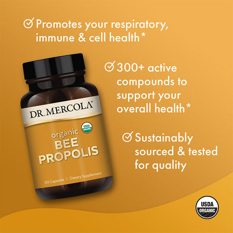 Organic Bee Propolis - 30 kapsler - 30 dager