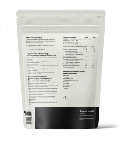 Collagen Protein - Kollagen protein fra storfe - 500g