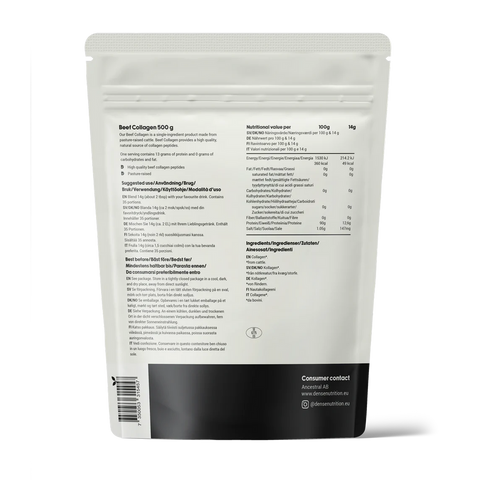Collagen Protein - Kollagen protein fra storfe - 500g