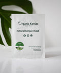 Organic Konjac Green Tea-maske – detalj