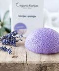 Konjac ansiktssvamp lavendel – detalj