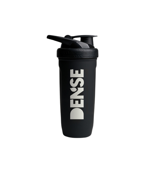 DENSE rustfri stål-shaker 900 ml, svart finish