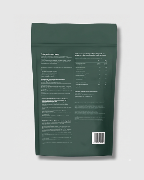 Kollagen Protein - 3 typer kollagen - 300g