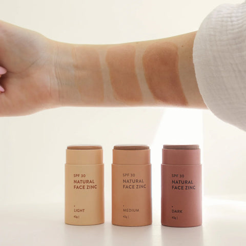 Tinted Natural Face Zinc – Light – SPF 30