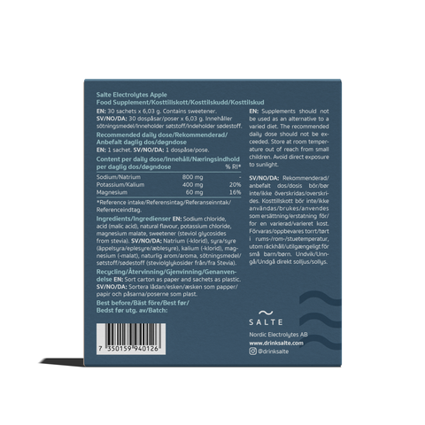 Elektrolytter Eple | 30 poser