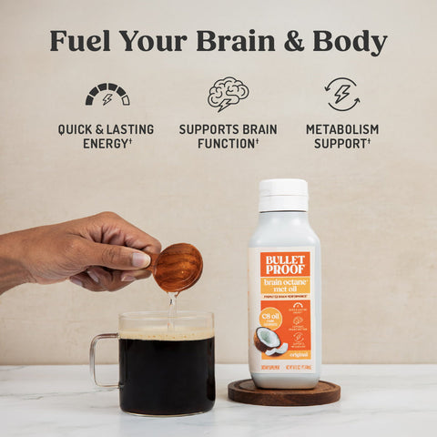 Brain Octane C8 MCT olje - 414ml