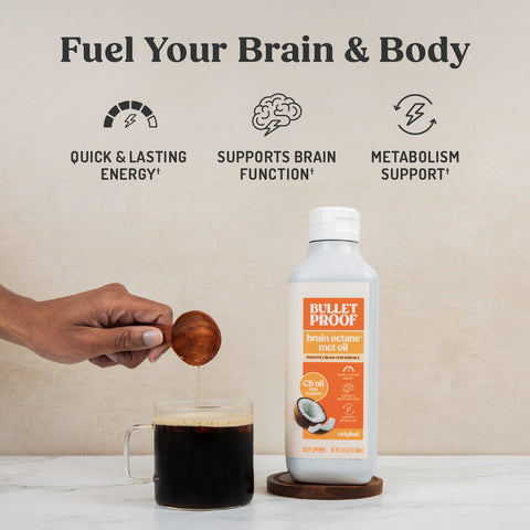 Brain Octane C8 MCT olje - 946ml