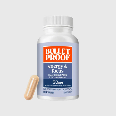 Bulletproof Energy + Focus, 30 kapsler