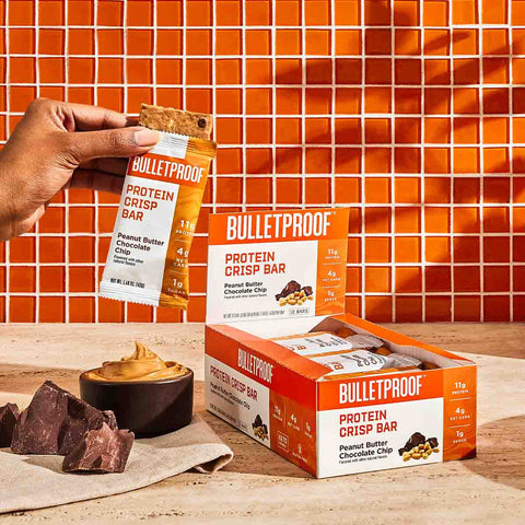 Protein Crisp Bar - Peanut Butter Chocolate Chip - Proteinbar - 12 barer