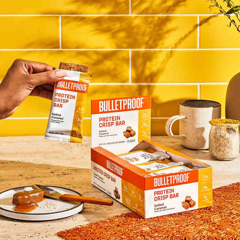 Protein Crisp Bar - Salted Caramel Crisp Bar - Proteinbar - 12 barer