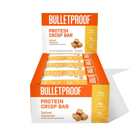 Protein Crisp Bar - Salted Caramel Crisp Bar - Proteinbar - 12 barer