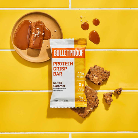 Protein Crisp Bar - Salted Caramel Crisp Bar - Proteinbar - 12 barer