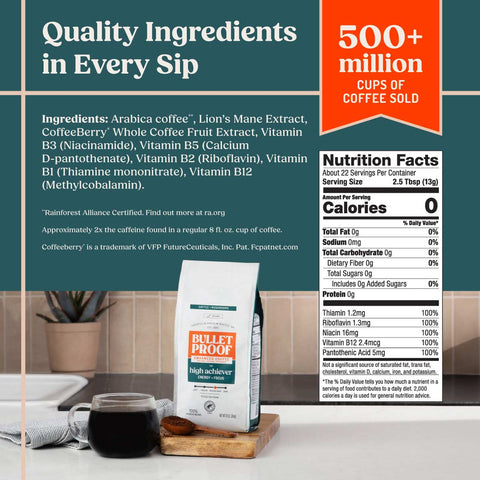 The High Achiever Kaffe - Medium Dark Roast - Malt