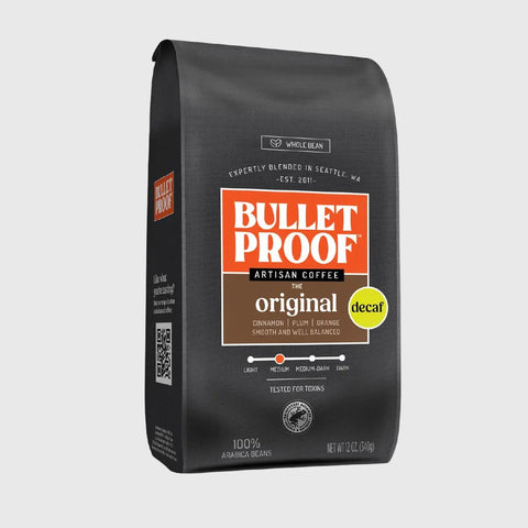 Bulletproof The Original koffeinfri kaffe, hele bønner, medium brenning