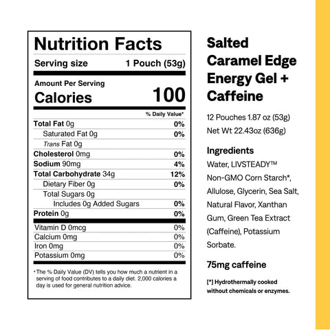 Salted Caramel + Caffeine - 12 pack