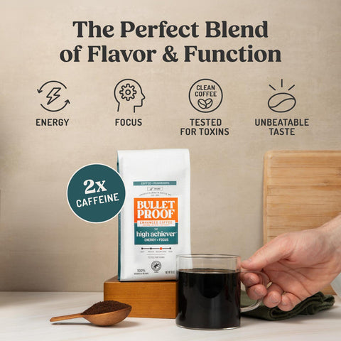 The High Achiever Kaffe - Medium Dark Roast - Malt