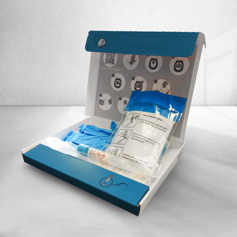 Test kit for tarmhelse