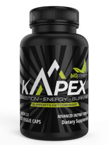 BiOptimizers kApex® (120 kapsler) - Optimaliser ditt keto kosthold. Ta din energi og din fordøyelse til det neste nivået!