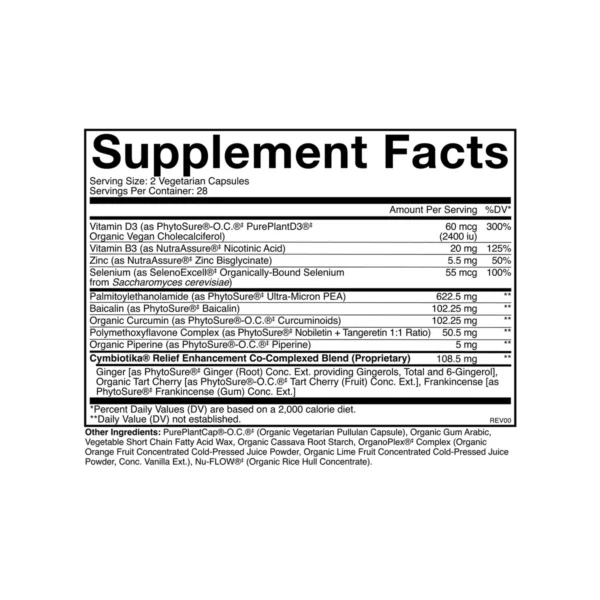 Cymbiotika - Inflammatory Health - Reduser betennelse - 56 kapsler - Image 4