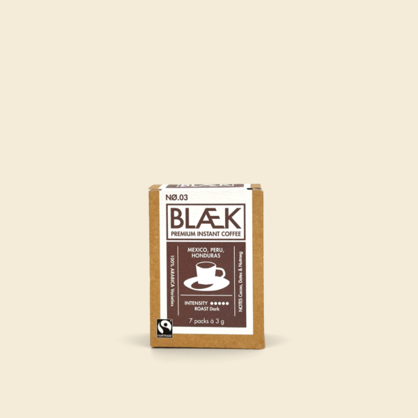 Blæk - Instant Coffee Nø.3 - Dark Roast - Box