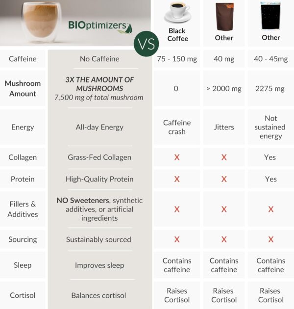 BIOptimizers Mushroom Breakthrough - Salted Caramel - 15 porsjoner - Image 4